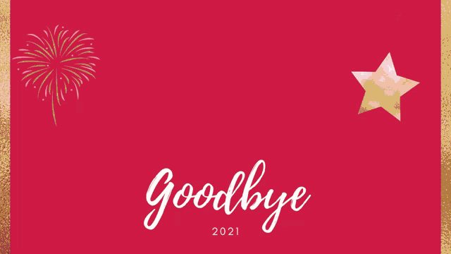 Happy New Year 2022 Goodbye 2021 GIF