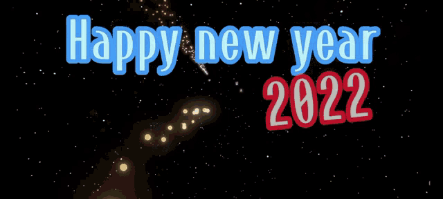 Happy New Year 2022 Motion Graphics GIF