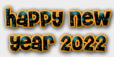 Happy New Year 2022 Sparkling GIF