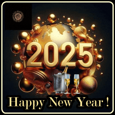 Happy New Year 2025 Gif GIF