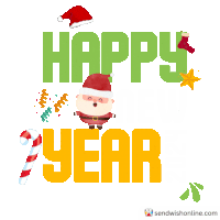 Happy New Year 2025 Sticker GIF