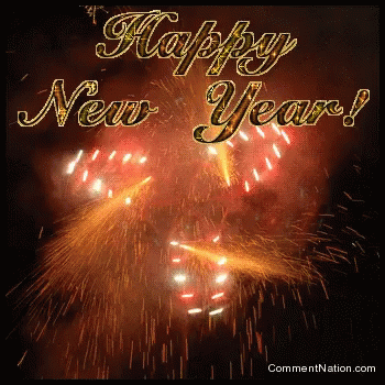 Happy New Year Animated 350 X 350 Gif GIF