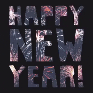 Happy New Year Animated Text GIF