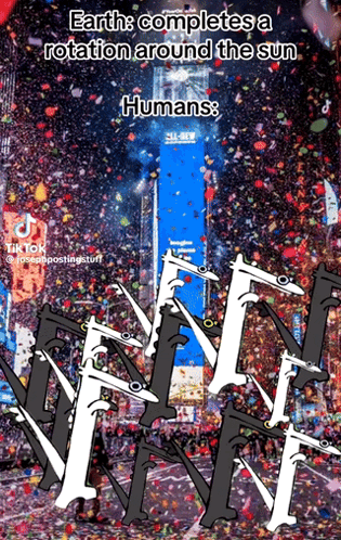 Happy New Year Dance Spinning Globe GIF