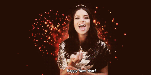 Happy New Year Girl GIF
