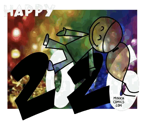 Happy New Year Greeting Card