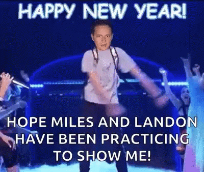Happy New Year Meme Back Pack Kid GIF