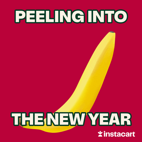 Happy New Year Meme Banana GIF