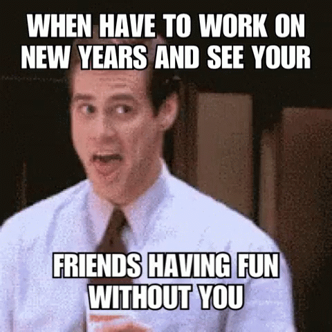 Happy New Year Meme Work GIF