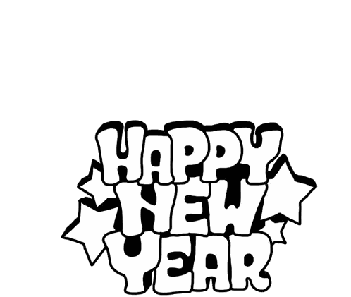 Happy New Year New Years Sticker