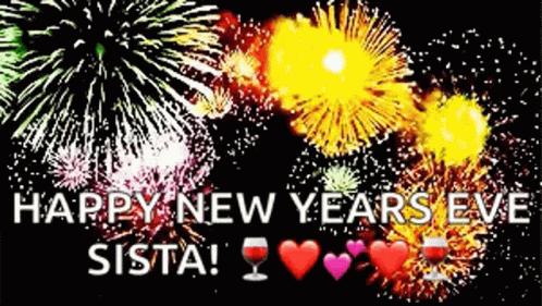Happy New Year's Eve Fireworks Love You