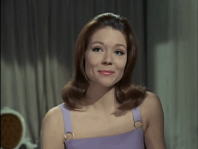 Happy New Years Diana Rigg Patrick GIF