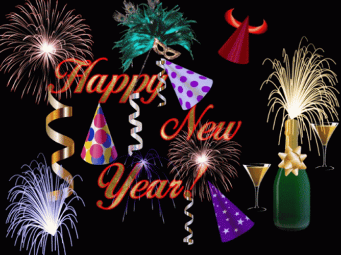 Happy New Years Betty Boop GIF