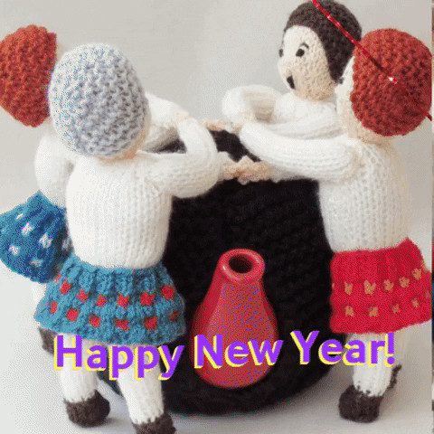 Happy New Years From Teacosyfolk GIF