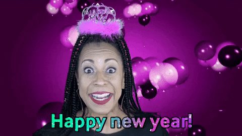Happy New Years Holly Logan GIF