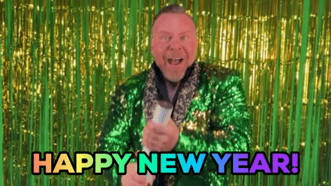 Happy New Years Robert Eckard Confetti GIF