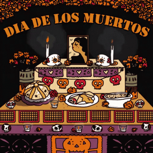 Happy November 1St Table With Ornaments GIF