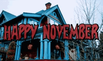 Happy November Scary Crow Charmed Series House GIF