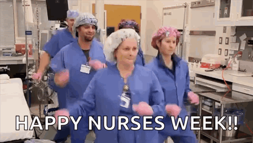 Happy Nurses Week Dancing GIF