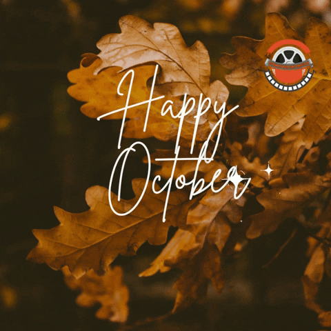 Happy October Text GIF