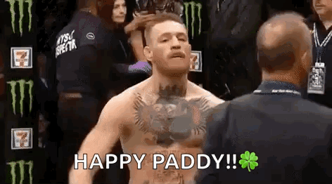 Happy Paddy Conor Mcgregor Walk GIF