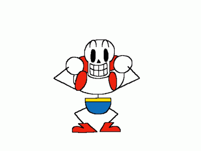 Happy Papyrus Spooky Month Dance GIF