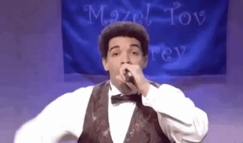 Happy Passover Drake Rapper Performance GIF