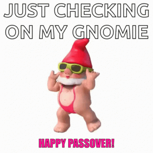 Happy Passover Gnomeo And Juliet Gnome Dance GIF