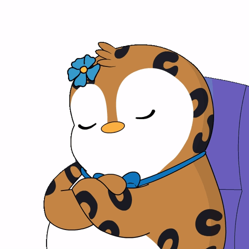 Happy Penguin Clapping Im Awake GIF