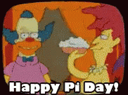 Happy Pi Day Simpson Clown Pie On Face GIF