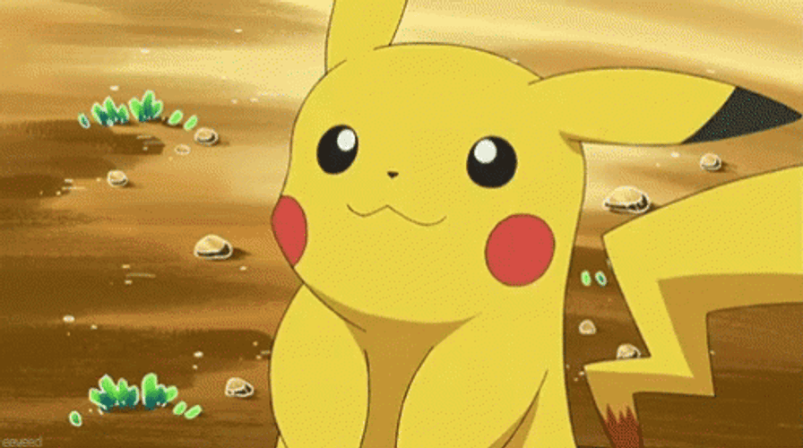 Happy Pokemon Cute Pickachu Cheerful GIF