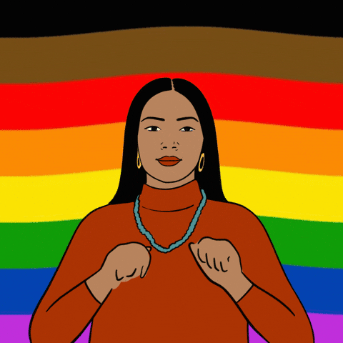Happy Pride Month Avatar Heart GIF