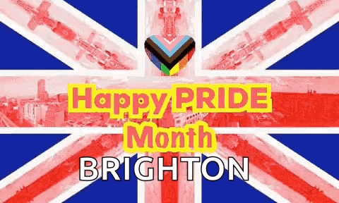 Happy Pride Month Brighton Poster