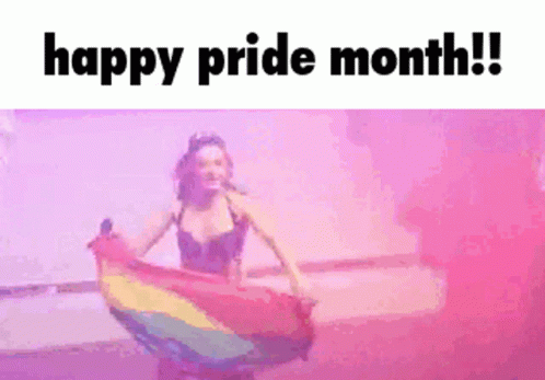 Happy Pride Month Celebratory Dance GIF