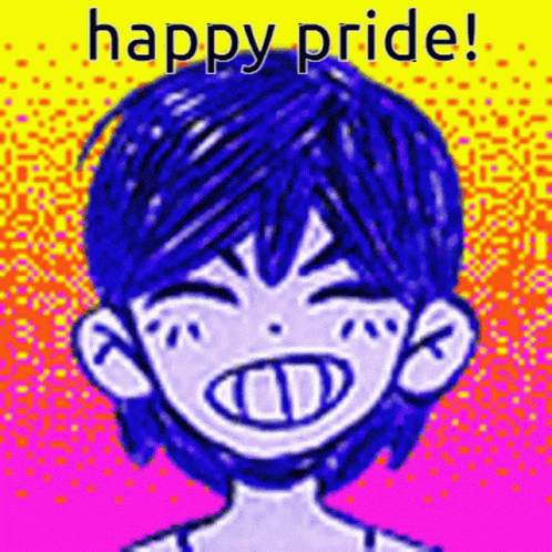 Happy Pride Month Smiling Omori GIF
