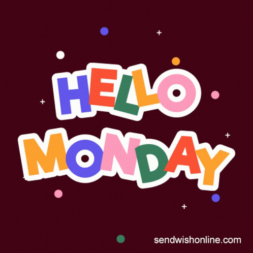 Happy Rainy Hello Monday GIF
