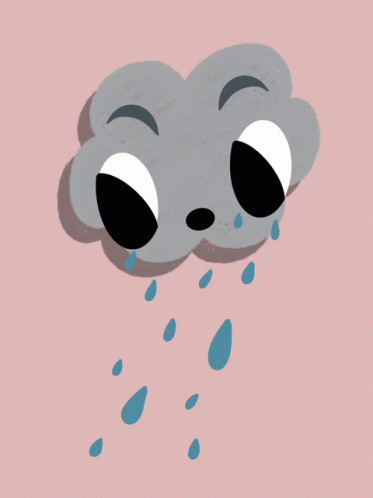 Happy Rainy Monday Cloudy Rainbow GIF