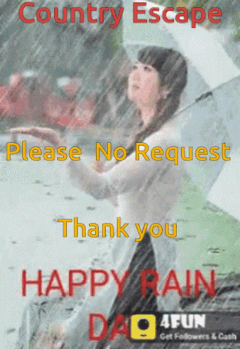 Happy Rainy Monday Country Escape GIF