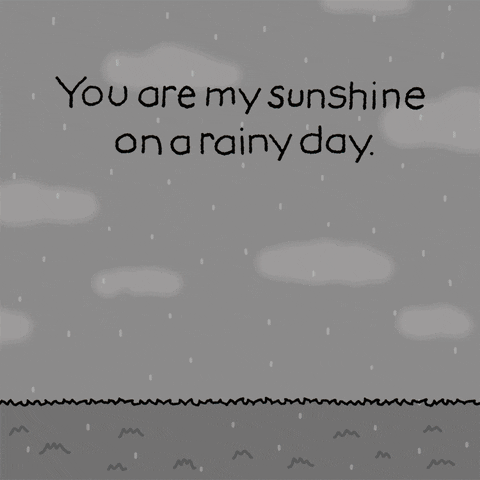 Happy Rainy Monday My Sunshine Dog GIF