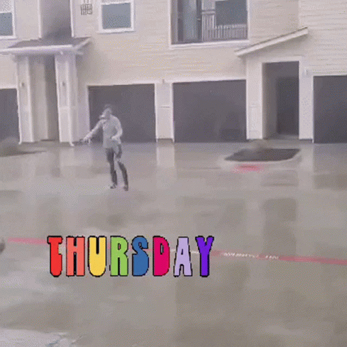 Happy Rainy Monday Thursday Mood GIF