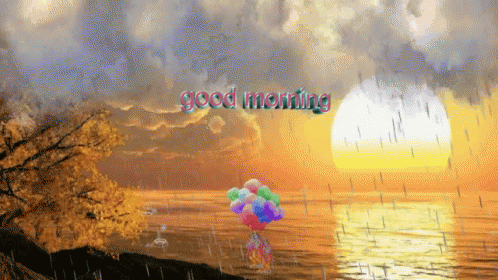 Happy Rainy Sunday Sunrise GIF