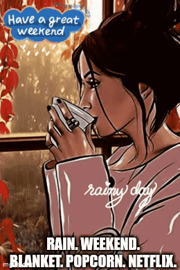 Happy Rainy Weather Sunday GIF