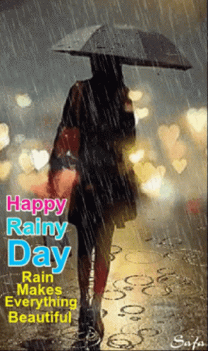 Happy Rainy Wednesday Beautiful GIF