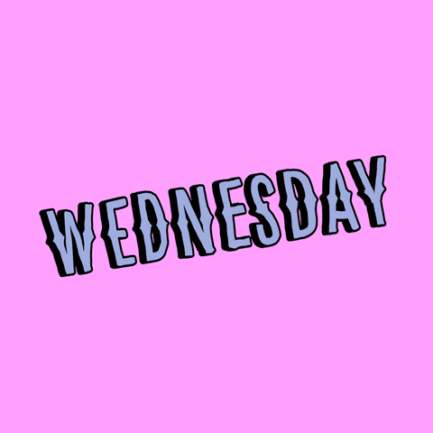 Happy Rainy Wednesday Text GIF