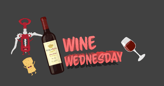 Happy Rainy Wednesday Wine GIF