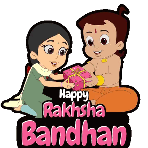Happy Raksha Bandhan Boy and Girl