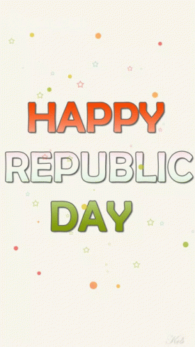 Happy Republic Day Poster GIF