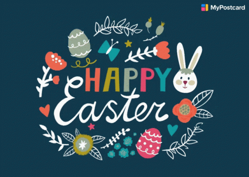 Happy Resurrection Day Flickering Graphic Artwork GIF