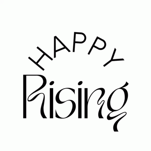 Happy Rising Sun Logo