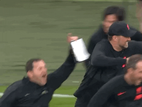 Happy Running Football Score Reaction GIF